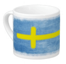 Swedish Flag Lungo Cup