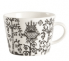 Iittala Taika Coffee Cup: Black
