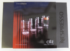 4 Nespresso CitiZ Espresso Cups