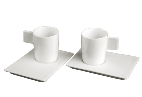 DeaGourmet Geo Cup with Saucer